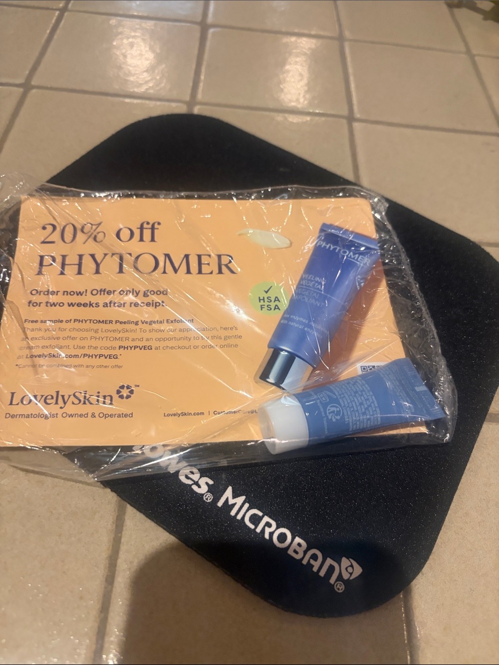 PHYTOMER Travel Skincare Set - Blue Mini Tubes peeling vegetal